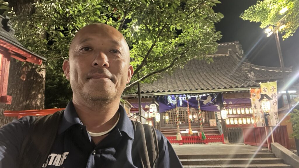 夜はいつもの埼玉県鴻巣市の鴻神社へ。