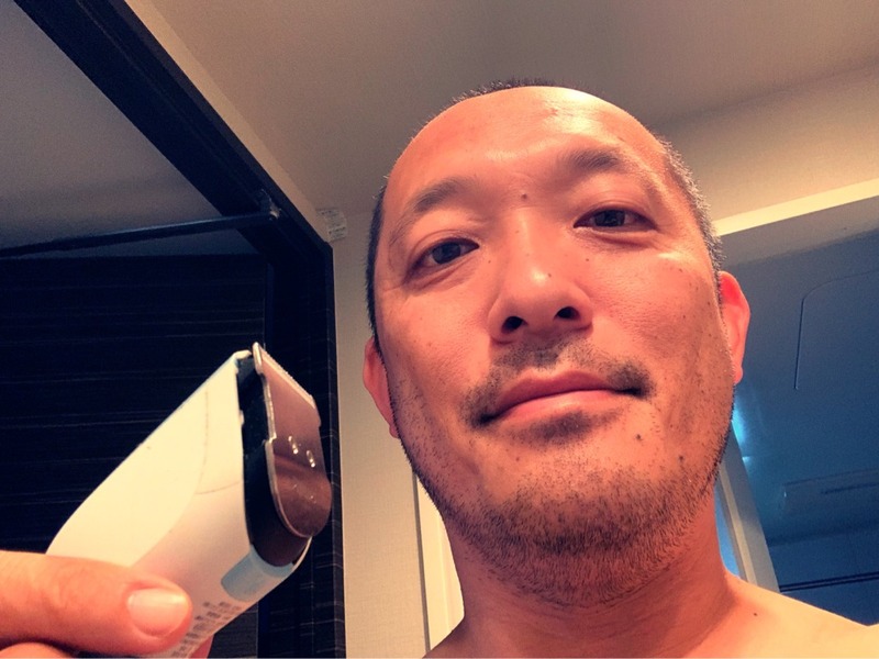 20190701短パン社長はセルフカット